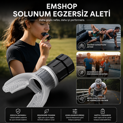 EmShop™ Solunum Eğitmeni + Ücretsiz kullanım rehberi