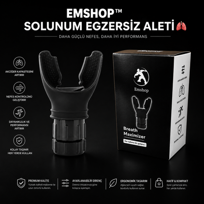 EmShop™ Solunum Eğitmeni + Ücretsiz kullanım rehberi