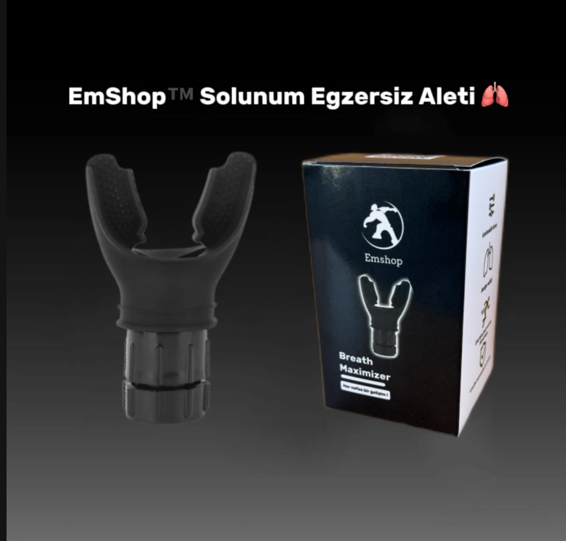 EmShop™ Solunum Egzersiz Aleti Kondisyon Dayanıklılık Eğitmeni