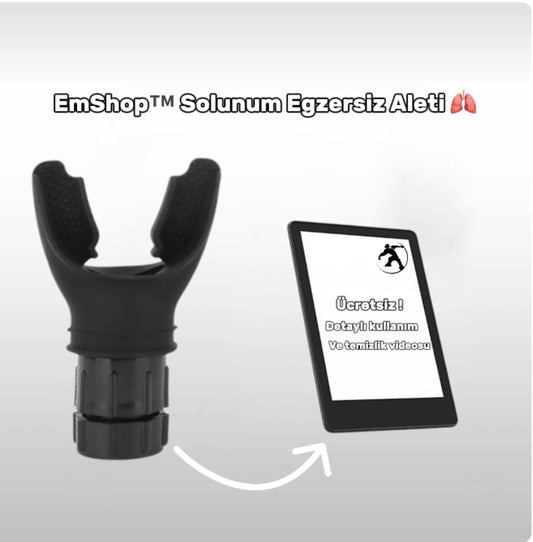 EmShop™ Solunum Egzersiz Aleti Kondisyon Dayanıklılık Eğitmeni